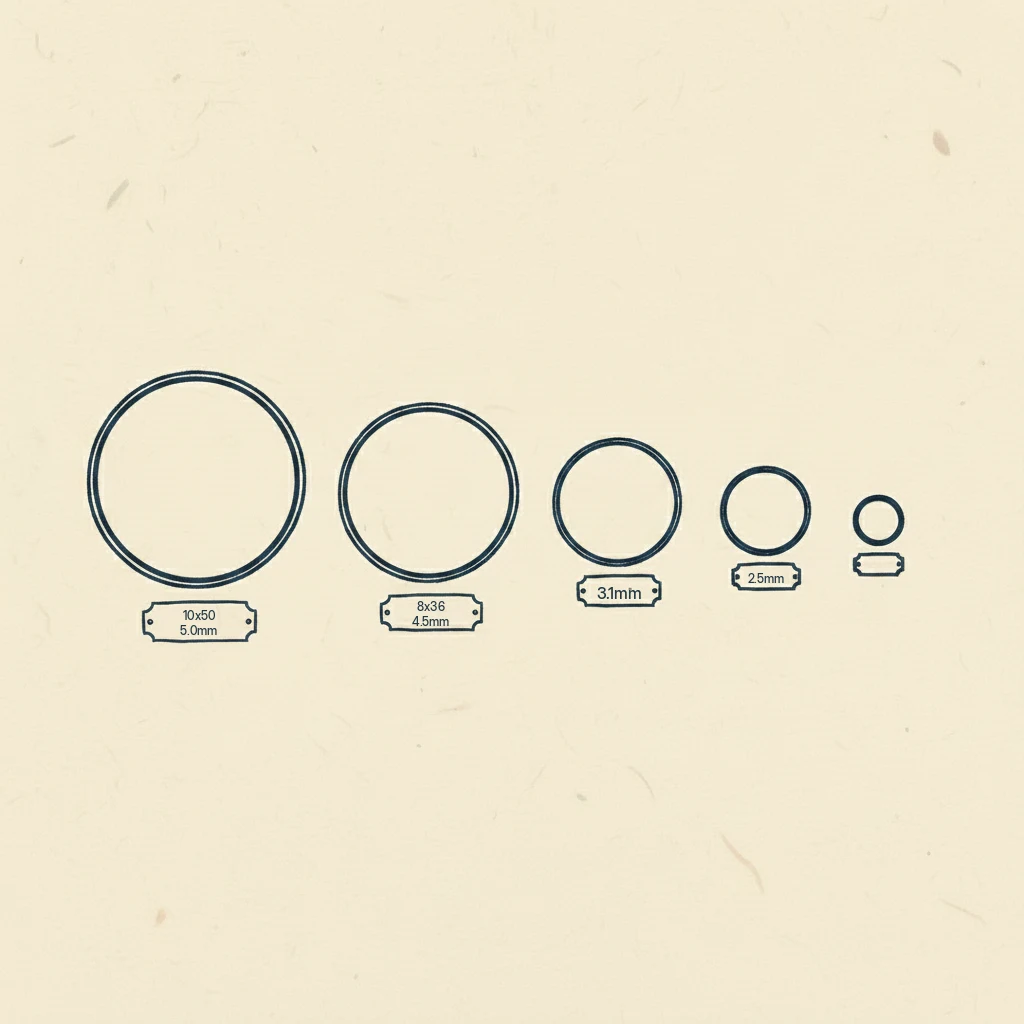 a drawing showing how much less light a small monocular lets in compared to stargazing binoculars