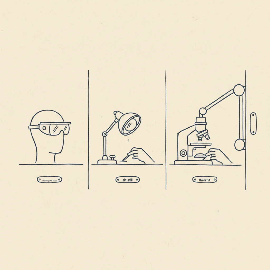 When to use a magnifying visor, a magnifying lamp, or a microscope for soldering