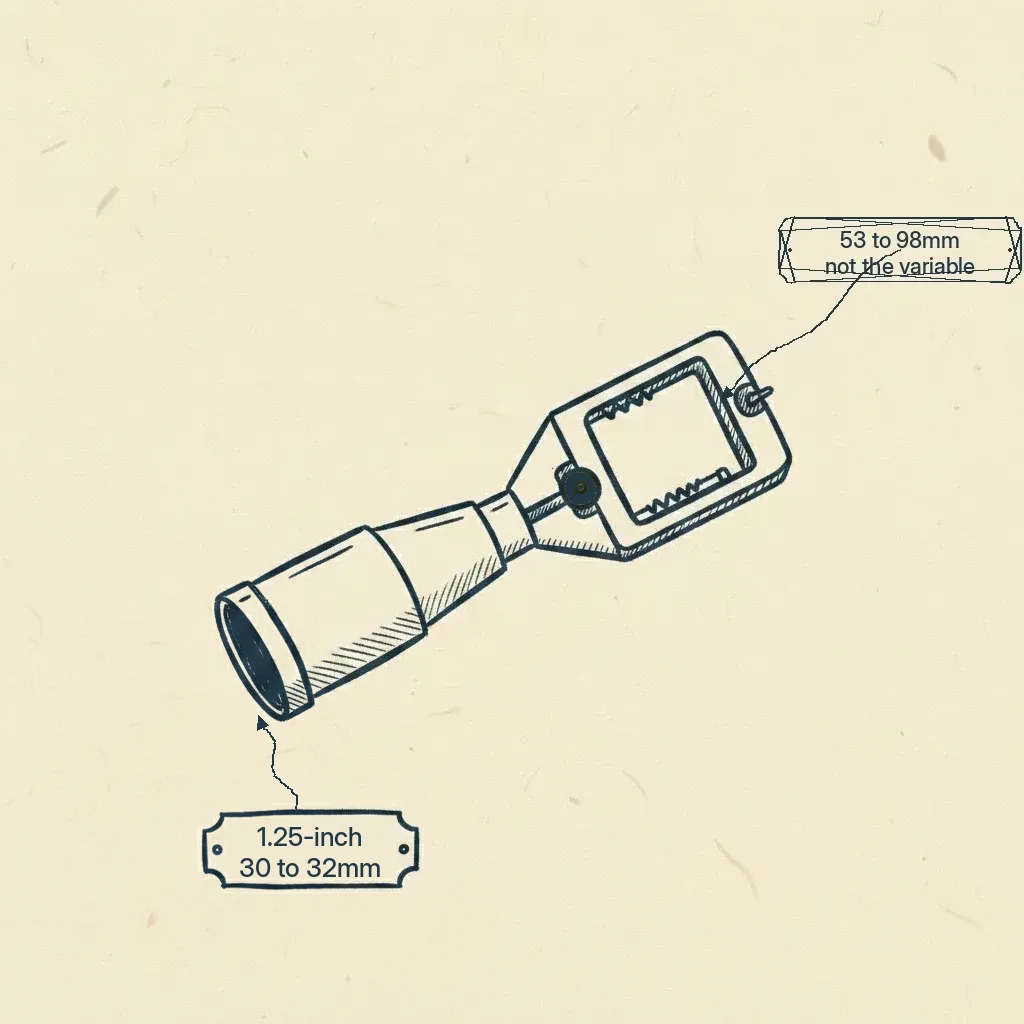A smartphone telescope adapter fits the eyepiece, not a particular iPhone model